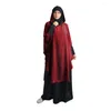 Vestuário étnico Ramadan Jilbab Abaya Khimar Muçulmano Mulheres Overhead Hijab Oração Vestuário One Piece Amira Maxi Dress Turquia Islam Kaftan Burqa