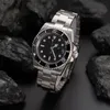 남자 시계 럭셔리 디자이너 스마트 워치 41mm 블랙 다이얼 자동 기계식 세라믹 패션 클래식 스테인리스 스틸 방수 라미운게 사파이어