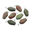 Lösa ädelstenar naturliga läkande stenkista form blandad färg chakra semiprecious ädelsten charms för smycken tillverkning droppe dhynn