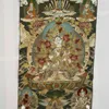 Gratis leverans Kina Utarbetad silkbroderi LuckBodhisattva Buddhageomantic Thangka Målning Mural Hushållsdekoration#25 L230620