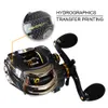 BAITCASTING REELS FISHDROPS REEL Casting Fishing Left Hand Höger Dual Brake System Gear Ratio 7.0 1 Spole 230619