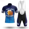Fietsshirt Sets Bierpatroon Kleding Zomer Anti-UV Set Ademend Racing Sport Ciclismo Mountainbike 230620