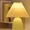 Table Lamps 1Set Nordic LED Desk Lamp Ceramic Simple Lights Modern Bedside Dimmable Desktop 3W Decorative