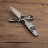 New Arrival F60 Assisted Flipper Folding Knife 3Cr13Mov Satin Blade Stainless Steel Handle Outdoor Camping Hiking Fishing Survival Tactical Knives