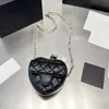 Luxurys Designer-Tasche, Mode, klassische Kette, Umhängetasche, Love Mini-Gürteltasche, 22c-Beutel, Hobo-Tasche, Handtasche, Umhängetasche, echtes Leder, Damen, Lila, Rosa