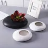 Plantenbakken Potten Keramische Bloempot Moderne Creatieve Nordic Vlezige Ingemaakte Container Ovale Geplaveide Bloempot Potten voor Planten R230620