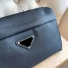 Designer-Tasche, Unisex-Hüfttasche, Nylon-Brusttasche, schwarz, klassische Outdoor-Bergsteigen, leichte Umhängetasche