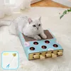 Intéressant chat griffoir chats jouet interactif chasse chasse souris avec grattoir drôle chat bâton chat frapper Gophers taquiner jouet