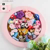 Kovict 10pcs BPA Free Animal Silicone Beads Baby Dentizione Collana Toy Koala Food Grade Silicone Cartoon Nursing Tiny Rodent L230518