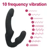 Realistic Dildo Vibrator Strapless Strapon Female Double Vibrating for Lesbian Couples Erotic Shop