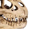 Decorative Objects Figurines Dragon Resin Dinosaur Skull Tyrannosaur Teaching Skeleton Model Sculpture Halloween Festival Decor Aquarium Animal Craft 230619