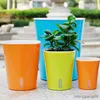 Planters Pots Automatic Self Watering Flower Plants Pot Put In Floor Irrigation For Garden Indoor Home Decoration Gardening Flower Pots 3 Size R230620