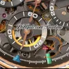 Getf BLACEL SA4130 Automatyczne chronograf szkieletowe szkielet męskie Zachowaj Rose Gold Rainbow Bezel 904L Bransoletka ze stali nierdzewnej Super Edition RELOJ HOMBRE Montre Puretime