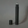 5ml 8ml 10ml 12ml Black frosted plastic Roll On Bottle for Essential Oils Refillable Perfume Bottle Deodorant Containers F1507 Sfmol