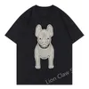 Hommes T-shirts D'été T-shirt Homme Mode Coréenne Hip Hop Lifework T-shirts Pour Femmes Chien Imprimer Surdimensionné Unisexe Streetwear Tshirt Coton Tee Top 230620