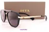 Top Original wholesale Dita sunglasses online store Brand New DITA Sunglasses Terracraft DTS416 A 01 Matte Black White Gold Grey