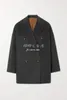 Designer Women Coats Brunello Spring and Summer Wool Cashmere Suit Grey Jackets