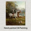 Canvas kunst handgemaakt The Morning Ride Heywood Hardy olieverf reproductie hoge kwaliteit wanddecoratie