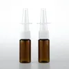 15 ml PET bouteille vide en plastique vaporisateur nasal bouteilles pompe pulvérisateur brouillard nez vaporisateur bouteilles rechargeables pour médical F2110 Evnka
