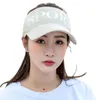 Brede Rand Hoeden Emmer Vrouwen Sport Vizier Tennis Caps meisjes dame Verstelbare Hoofdband Klassieke Outdoor Zon Sport Hoed sport Hardlopen Strand 230620