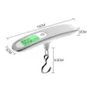 50kg/10g Luggage Scale Electronic Digital Portable Hook Travel Scale Weighs Baggage Bag Hanging Scales Balance Weight LCD