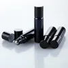 5 ml 10 ml schwarze UV-ätherische Öl-Roll-on-Flaschenfläschchen mit Stahl-Metall-Rollenkugel für Parfüm, schneller Versand F438 Dvube