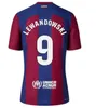 2023 2024 LEWANDOWSKI maglie da calcio 23 24 ANSU FATI BARCELLONAS PEDRI GAVI FERRAN RAPHINHA F. DE JONG DEST DEMBELE Camisetas kit da uomo