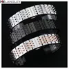 Watch Bands T41 Watch Band Strap Solid Stainless Steel Bracelet Beads BUTTERFLY Buckle 12 13 14 15 16 17 18 19 20 21 22 23 24mm Bands 230619