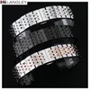 Bracelets de montre T41 Bracelet de montre Bracelet en acier inoxydable massif Perles Boucle papillon 12 13 14 15 16 17 18 19 20 21 22 23 Bandes de 24 mm 230619