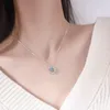 Pendentif Colliers Japonais Et Coréen Étoile Lune Pour Femmes Collier Ins Mode Lumière De Luxe Tempérament Collier Chaîne Bijoux Cadeau