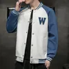 Мужские куртки бейсбольная униформа мужская куртка весна и осенняя корейская версия Тенденция в стиле Гонконг Стоп Страсл Паркас Коатс 230620