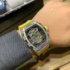 Ri Cha Designer Rd Наручные часы Высокое качество RM052 EUR Tourbillon 633F Мужские часы Montre Moissanite Diamond Women 1M