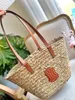 Damen Urlaub Bast Eimer Luxus Handtasche Shopper Totes Mode Stroh Cross Body Weben Dame Designer Taschen Hobo Baske Herren Clutch Strand Schulter Weekender Taschen