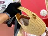 Tasarımcı Çanta Moda Plaj Saman Kıvrımlı Koltuk Altyapı Çanta Lüks Çapraz Vücut Totes Lady Portable Omuzlar Çanta Kozmetik Çantalar Hasır Dokuma 240318