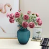 Wholesale Decorative Flowers Simulation Peony Home Display Window Silk Flower