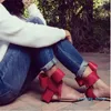 Sandali estivi allacciati alla moda firmati Comode calzature piatte per donne con caviglie larghe per taglie 35-40