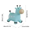 Balloon Doki Ride On Toys Jumping Horse Bouncy Giraffe Hopper Inflatable Jumping Bouncing Animal Toys Rubber Horse PVC Kids Toys 230619