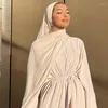 Etnische Kleding Moslim Hijab Voor Vrouwen Eid Ramadan Hoofddoek Lange Hoofd Sjaals Islam Hijaabs Vrouwelijke Effen Kleur Turkije Arabische Tulband