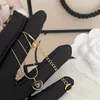 Luxury Designer Pendant Necklace Never Fading Link Chain Black Heart Women Men Fashion Stainless Steel Statement Wedding Couples Jewelry X535