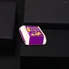 Brooches Chicken Nuggets Club Food Box Girl's Lapel Pins White Purple Yellow Colors Enamel Badge For Women Men Jewelry