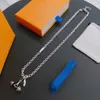 5A ketting 925 zilveren hanger kettingen 316L roestvrij staal dier kettingen brief hanger luxe designer sieraden voor mannen vrouwen met originele doos