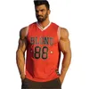 Men's Tank Tops Men Tank Tops Gyms Fitness Sleeveless Vest Casual Bodybuilding Breathable Quick-Drying Top Summer Male Basketball Clothing 230620