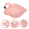 Bowls Flamingo Bowl Cartoon Serving Home Supply Pink Dinnerware Set Adorable Soup Household Kids Silverware Kettle Candy