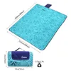 Meubles de camping 200cm200cm Grand Tapis de Pique-Nique Couverture Floral Extérieur Étanche Plage Pliable Épais Camping Tente Sol Trekking 230617