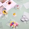 Jewelry Pouches 120 Pcs Plastic Bags Earrings Packaging Organizer Clear Lock Bag For (2 X 2.8 4 3.5 5 Inches) Y08E