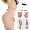 Damen Shapers Full Slip Shapewear Kleid Bodys Dessous mit Spitze Feste Kontrolle Offener Busen Taillenmieder Body Shaper Kleider 230620