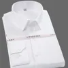 Мужские платья рубашки не железные мужские рубашка полосатая рубашка 100% хлопок с длинным рукавом обычная подготавшая социальная рубашка для мужчин белый офис высококлассный мужчина 230620