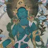 Bezpłatna dostawa China Skomplikowana jedwabna haft Luckbodhisattva Buddhageomantic thangka malarstwo Mural Dekoracja gospodarstwa domowego#13 L230620