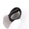 Watch passs 23 mm czarny zamiennik gumowy silikonowy pasek obserwacyjny pasuje do oglądania 230619