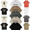 Men T-shirt Brand Mens T-shirt gelijmde letter patroon Patroon korte mouw Losse dames t-shirt High Street Paar Kleding Top S-XL Gym Wor